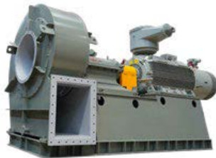 Hoogfrequente centrifuge ventilator ventilator gietijzer 3600-2800000m3/h Totale druk