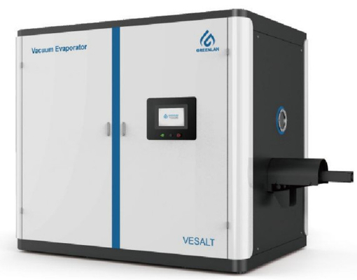 Geautomatiseerde werking afvalwaterzuiveringsinstallatie warmtepomp schraper laagtemperatuur vacuümkristallisatiesysteem