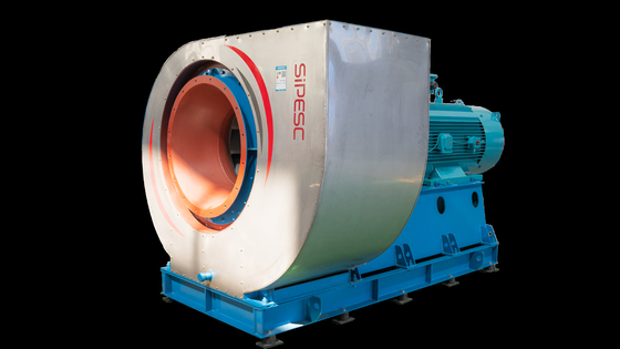 Stofgehalte ≤ 150 g/Nm3 Centrifuge ventilator 380V voor optimaal beheer van de luchtstroom