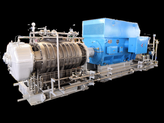 Roestvrij staal stoomcompressor 380V luchtgekoeld Compact en robuust ontwerp