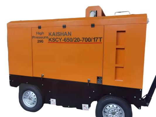 Mobiel schroefluchtcompressor 0,5-2,5Mpa Diesel/elektrisch industrieel