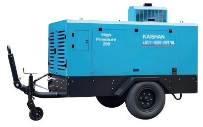 Mobiele Schroefluchtcompressor 0,5-2,5 MPa Diesel/Elektrisch 50-400 PK