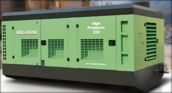 Geschikt voor het combineren met geothermische waterput multifunctionele boormachine met diep put speciaal schroefluchtcompressor