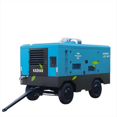 Mobiele Schroefluchtcompressor 0,5-2,5 MPa Diesel/Elektrisch 50-400 PK