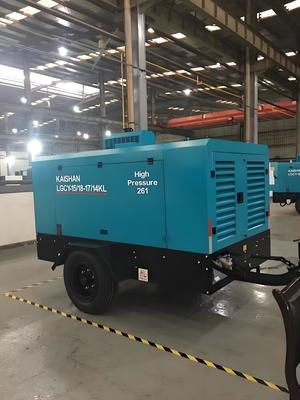 Mobiele Schroefluchtcompressor 0,5-2,5 MPa Diesel/Elektrisch 50-400 PK