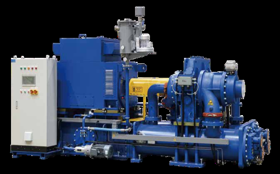 Elektrische meertraps centrifugaal luchtcompressor 1.8-36 bar