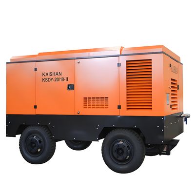 mobiele industriële luchtcompressoren voor zware toepassingen en voor toepassingen met een groot vermogen