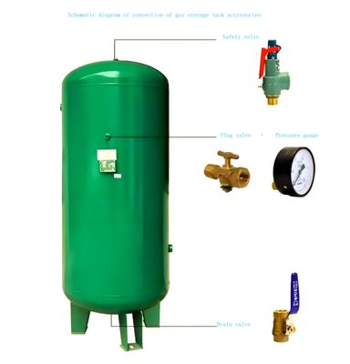 Gasreservoir met een capaciteit van 0,3-100 m3