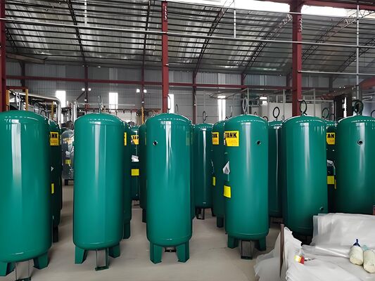 Zware gasopslagtanks, ontworpen voor de olie- en gasindustrie en de chemische industrie die gasoplossingen nodig hebben